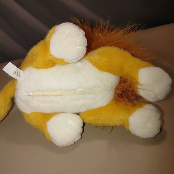 Disneys The Lion King Plush Lion Stuffed Animal Soft Toy Yellow Brown 12 Inch - Picture 9 of 10